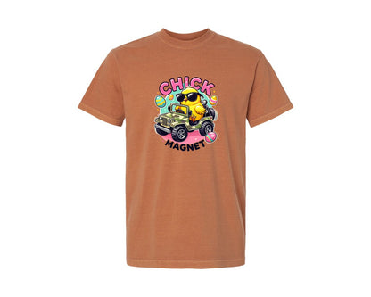 brand:Comfort Colors|color:Yam|Chick Magnet Easter Chick Cool Graphic T-Shirt
