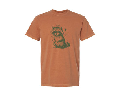 brand:Comfort Colors|color:Yam|Sarcasm Mothers Day Raccoon 5 Graphic T-Shirt