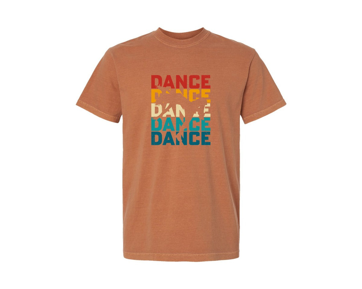brand:Comfort Colors|color:Yam|Dance Retro Dancing Graphic T-Shirt