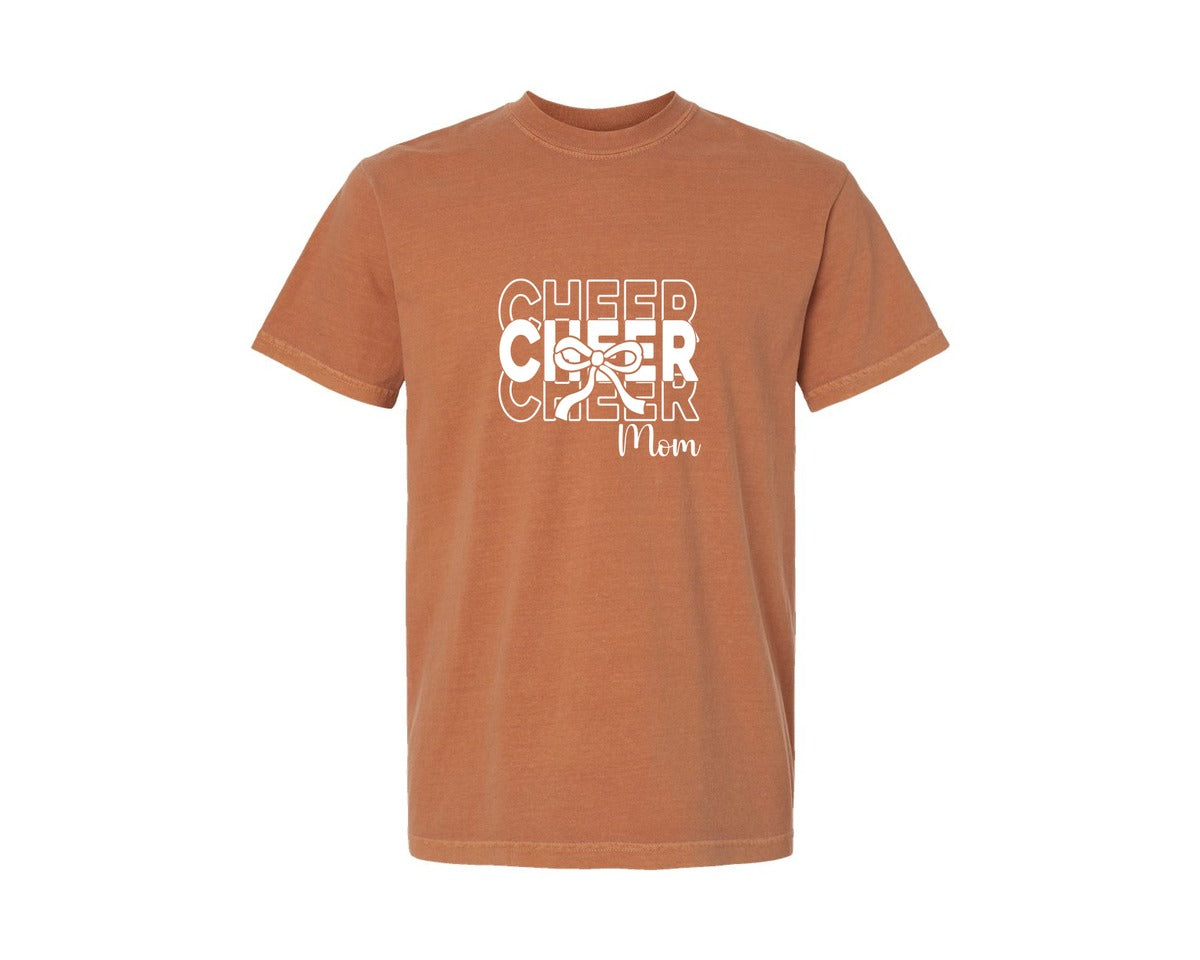 brand:Comfort Colors|color:Yam|Cheer Mom Cheerleader 2 Graphic T-Shirt