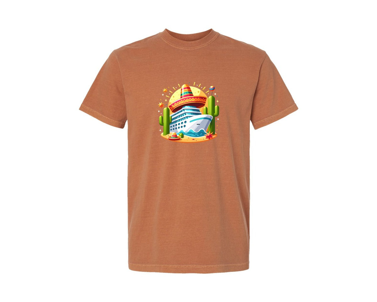 brand:Comfort Colors|color:Yam|Cruise Cinco De Mayo Graphic T-Shirt