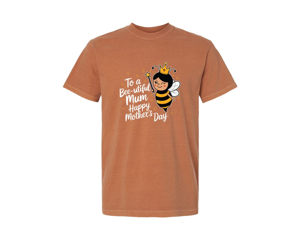 brand:Comfort Colors|color:Yam|Happy Mothers Day Mum Funny Pun Graphic T-Shirt