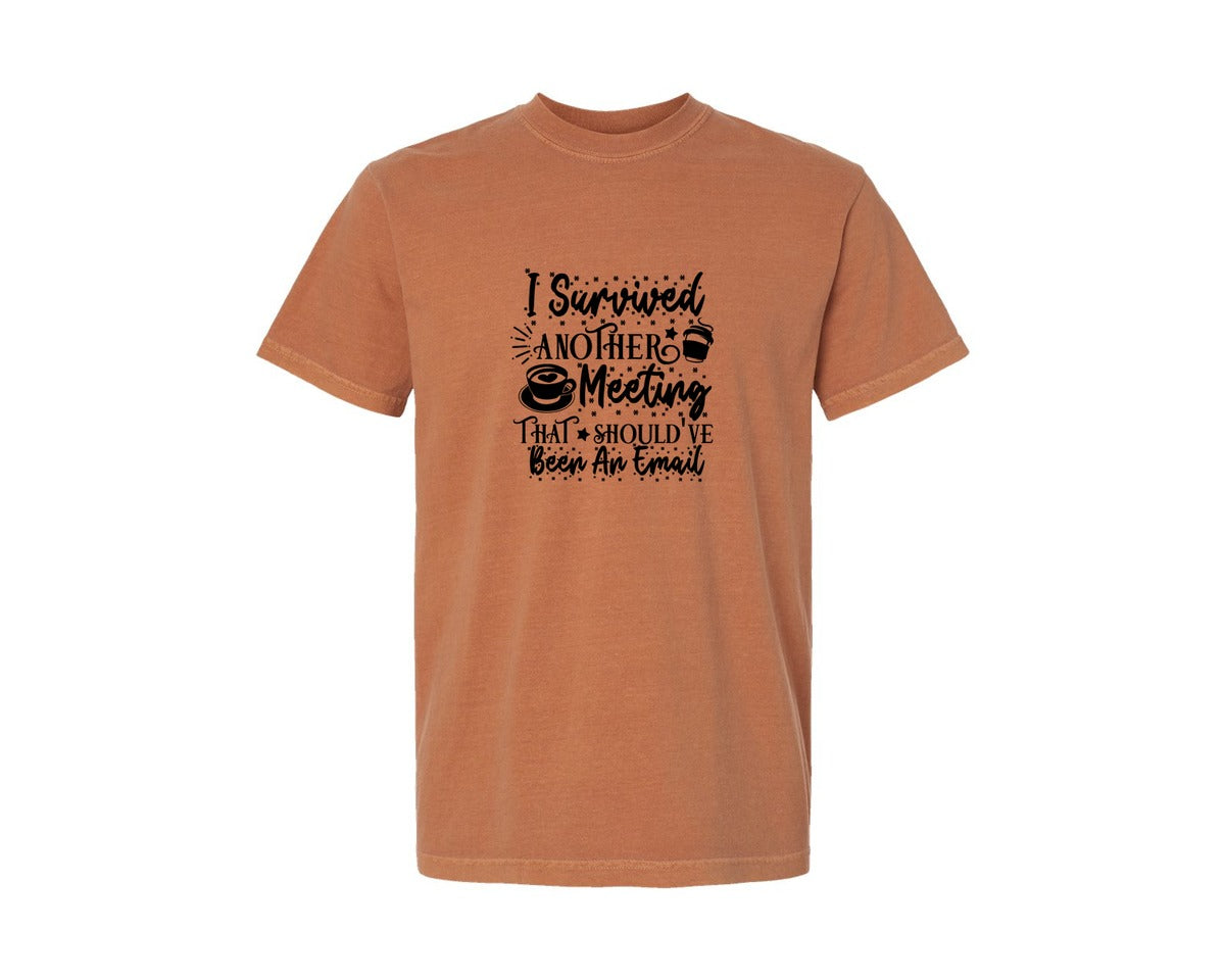 brand:Comfort Colors|color:Yam|Funny Office Coffee Mug 2 Graphic T-Shirt