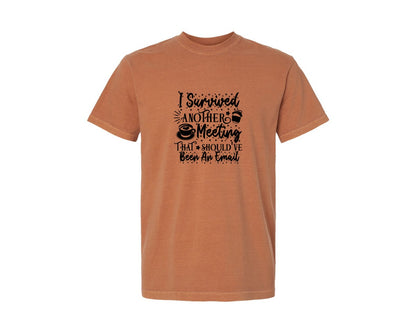 brand:Comfort Colors|color:Yam|Funny Office Coffee Mug 2 Graphic T-Shirt