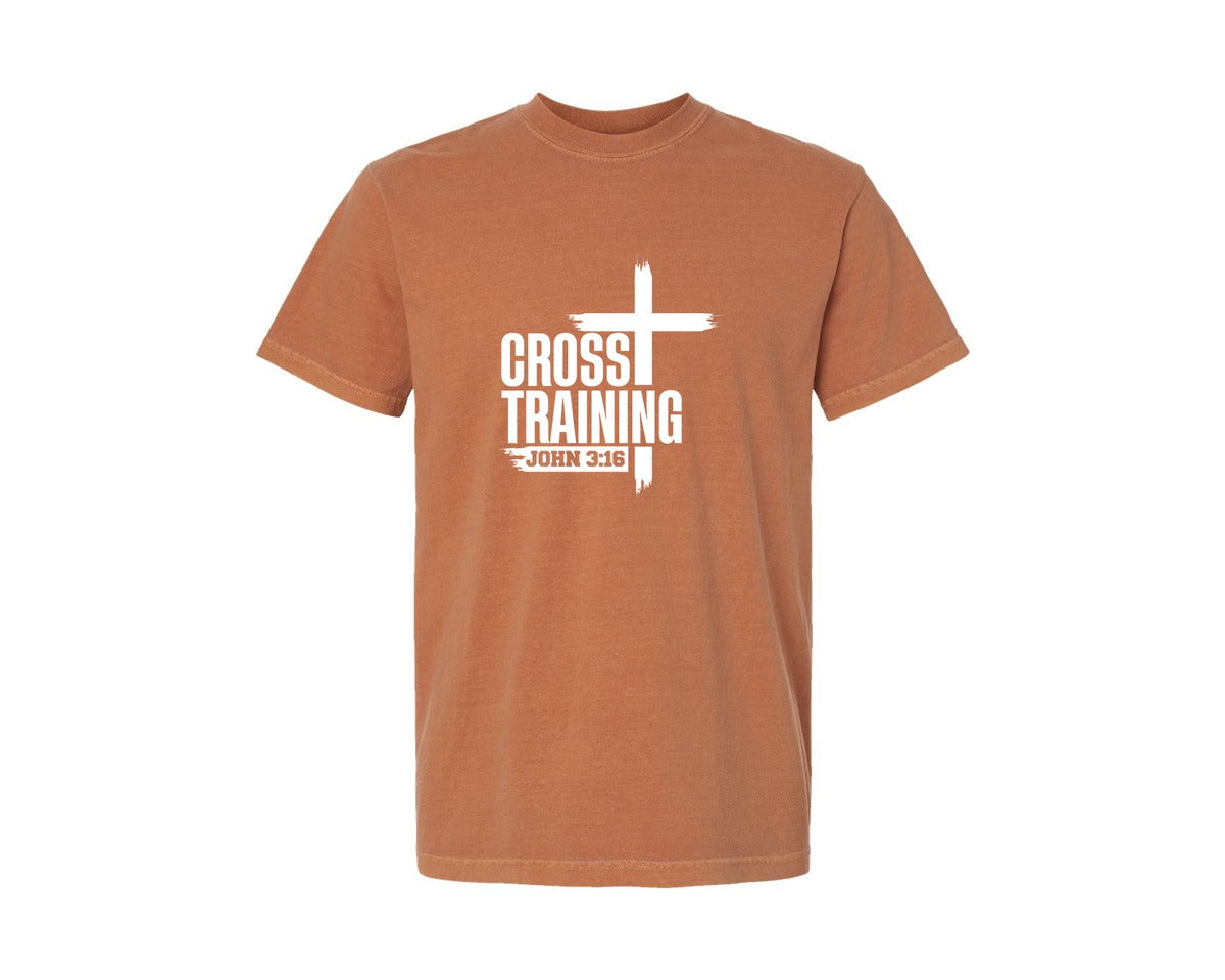 brand:Comfort Colors|color:Yam|Cross Training Pngchristian Mens Shirt Graphic T-Shirt