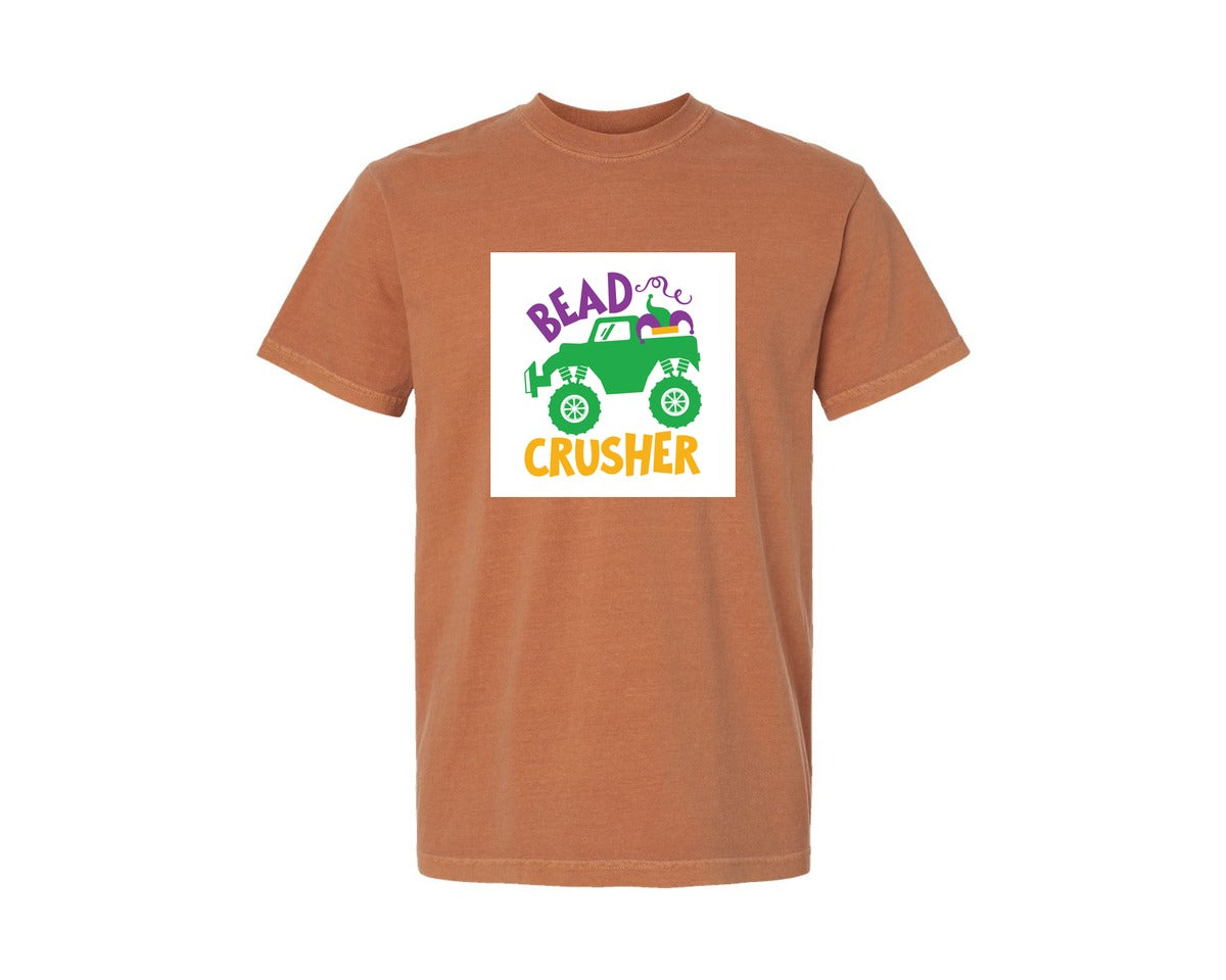 brand:Comfort Colors|color:Yam|Bead Crusher Mardi Gras Ma Graphic T-Shirt