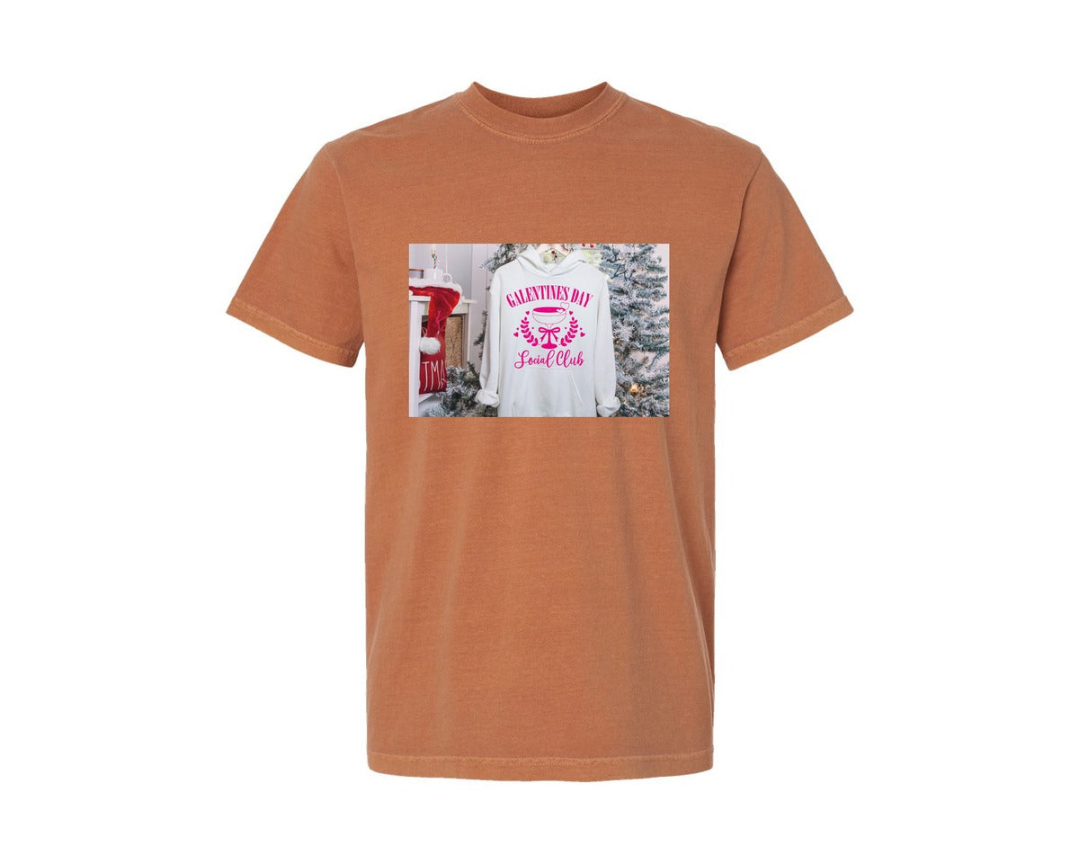 brand:Comfort Colors|color:Yam|Coquette Galentines Day Graphic T-Shirt