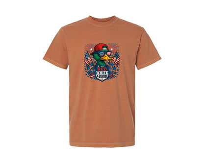 brand:Comfort Colors|color:Yam|4Th July Mallard Duck Graphic T-Shirt