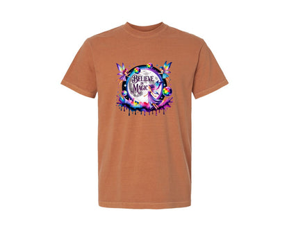 brand:Comfort Colors|color:Yam|Magical Fairy Purple Fairy Graphic T-Shirt