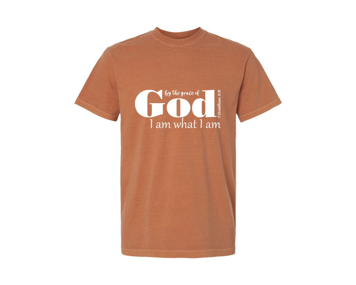 brand:Comfort Colors|color:Yam|Christian Faith Shirt Jesus Graphic T-Shirt