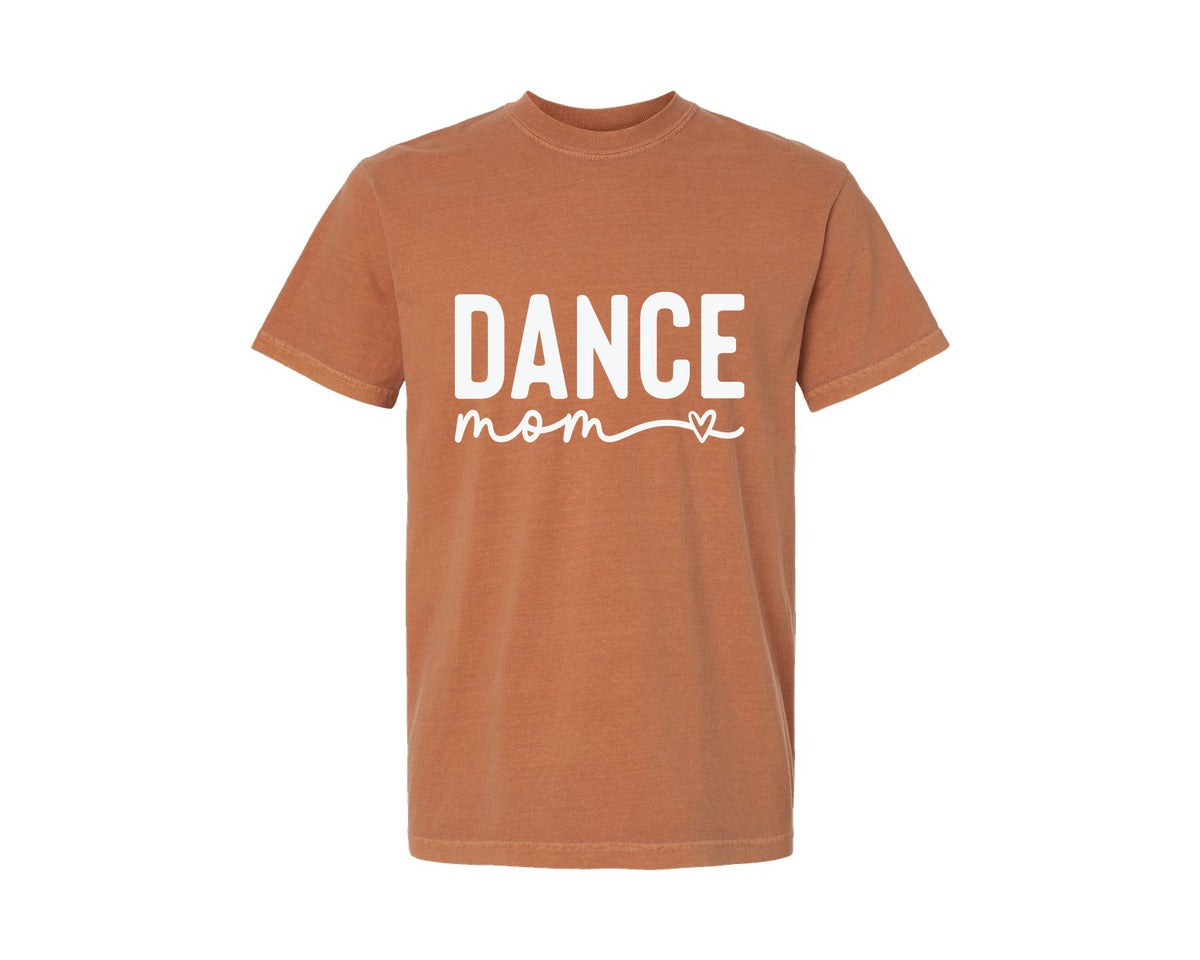 brand:Comfort Colors|color:Yam|Dance Mom Dancer Mama Cheer Mom Graphic T-Shirt