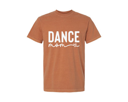 brand:Comfort Colors|color:Yam|Dance Mom Dancer Mama Cheer Mom Graphic T-Shirt