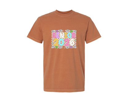 brand:Comfort Colors|color:Yam|Senior 2026 Colorful Graduation Sub Graphic T-Shirt