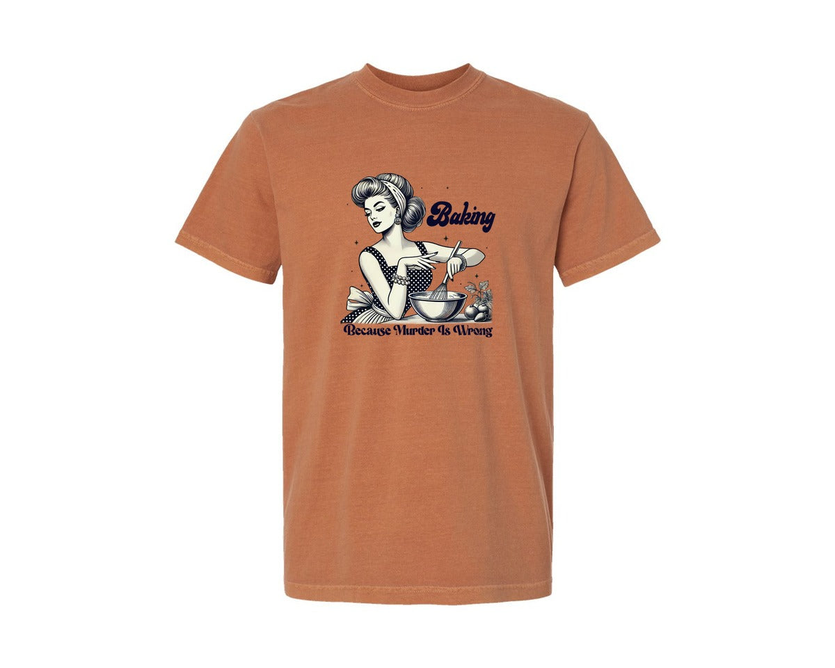 brand:Comfort Colors|color:Yam|Trendy Vintage Graphic T-Shirt