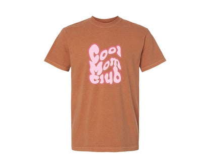 brand:Comfort Colors|color:Yam|Cool Mom Club T Shirt Design 2 Graphic T-Shirt