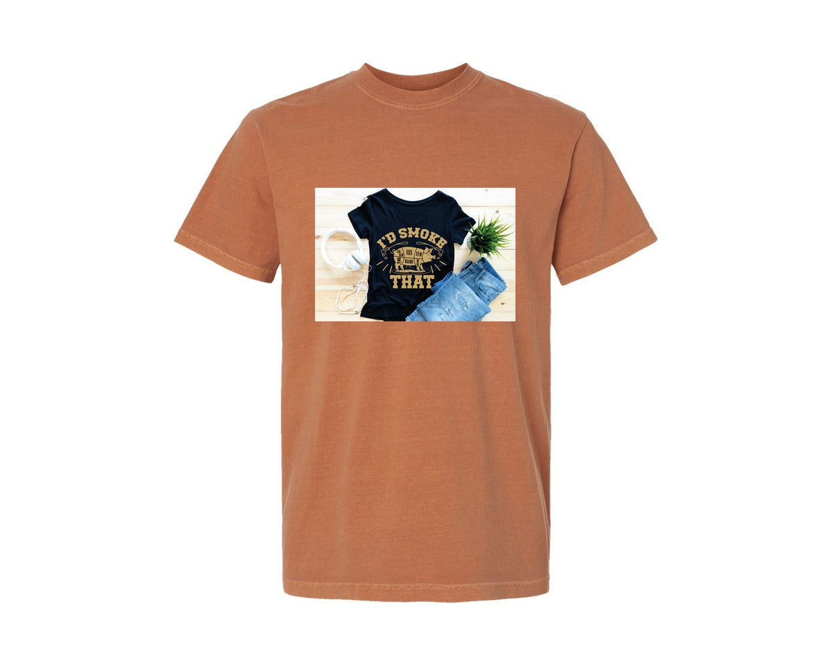 brand:Comfort Colors|color:Yam|Id Smoke That 26 Graphic T-Shirt
