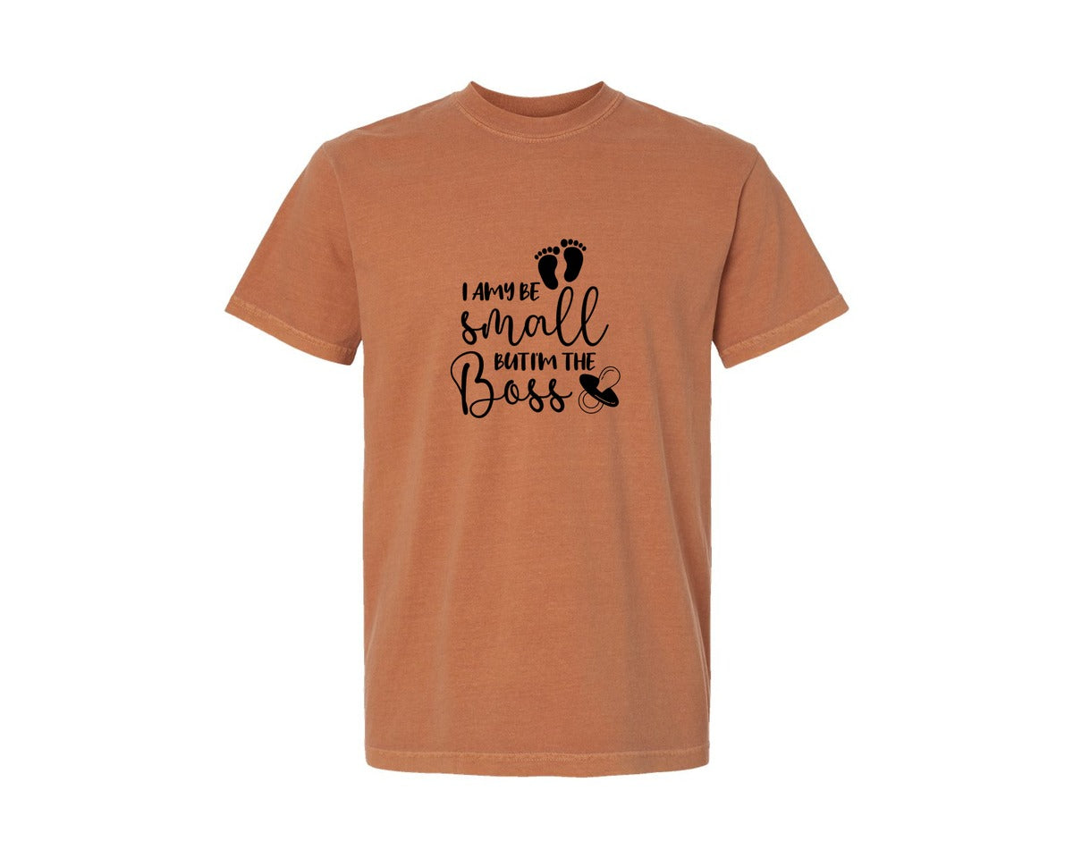 brand:Comfort Colors|color:Yam|Funny Baby Baby Sayings Graphic T-Shirt