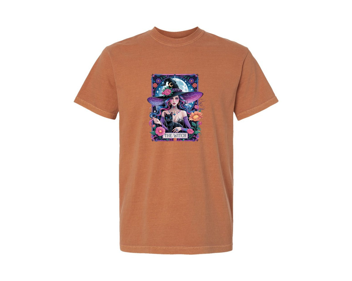brand:Comfort Colors|color:Yam|The Witch Mystical Gothic 3 Graphic T-Shirt