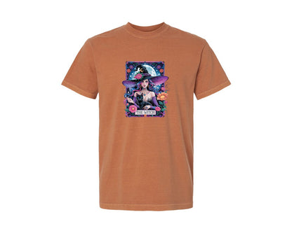 brand:Comfort Colors|color:Yam|The Witch Mystical Gothic 3 Graphic T-Shirt