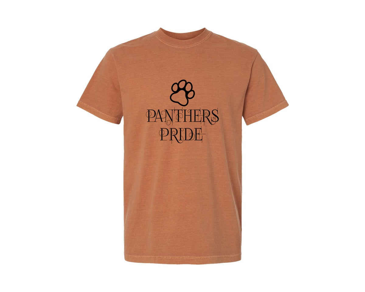 brand:Comfort Colors|color:Yam|Panthers Pride Vector Design For T Shirt Graphic T-Shirt