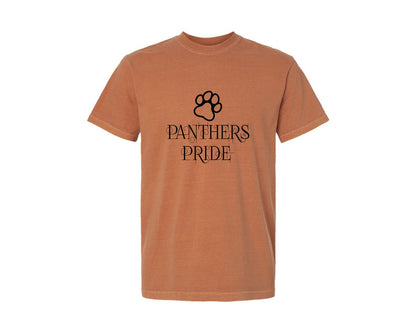 brand:Comfort Colors|color:Yam|Panthers Pride Vector Design For T Shirt Graphic T-Shirt