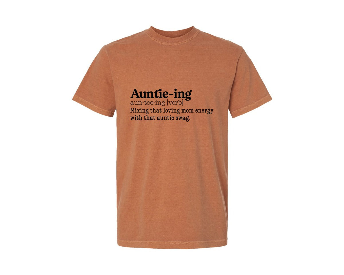 brand:Comfort Colors|color:Yam|Aunt Life Aunt Graphic T-Shirt