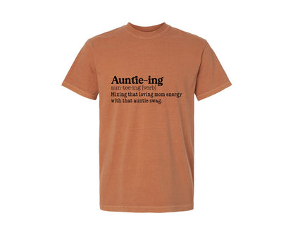 brand:Comfort Colors|color:Yam|Aunt Life Aunt Graphic T-Shirt