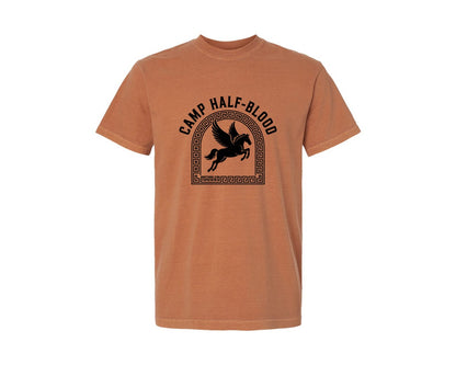 brand:Comfort Colors|color:Yam|Camp Half Blood Vintage Graphic T-Shirt