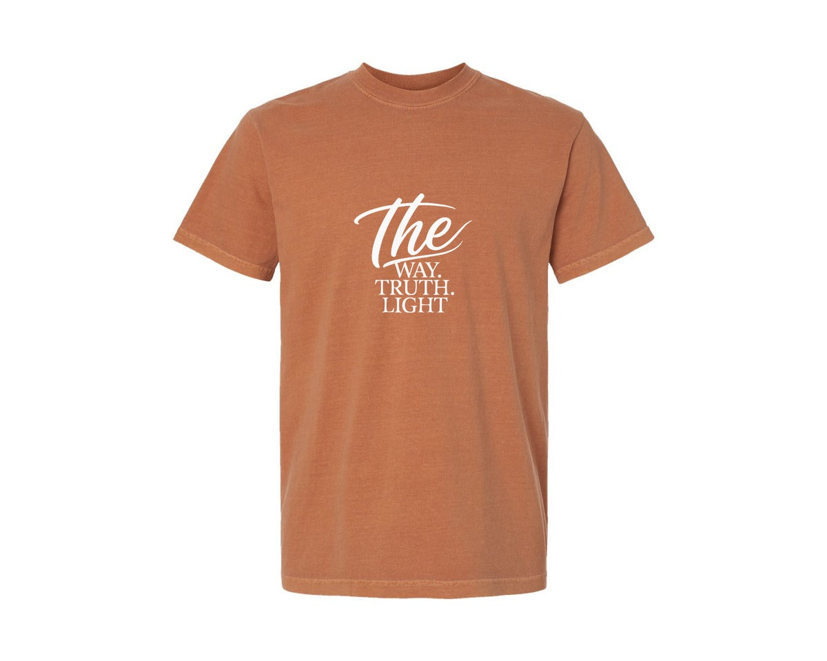 brand:Comfort Colors|color:Yam|Easter Quotes Handwriting Font 2 Graphic T-Shirt