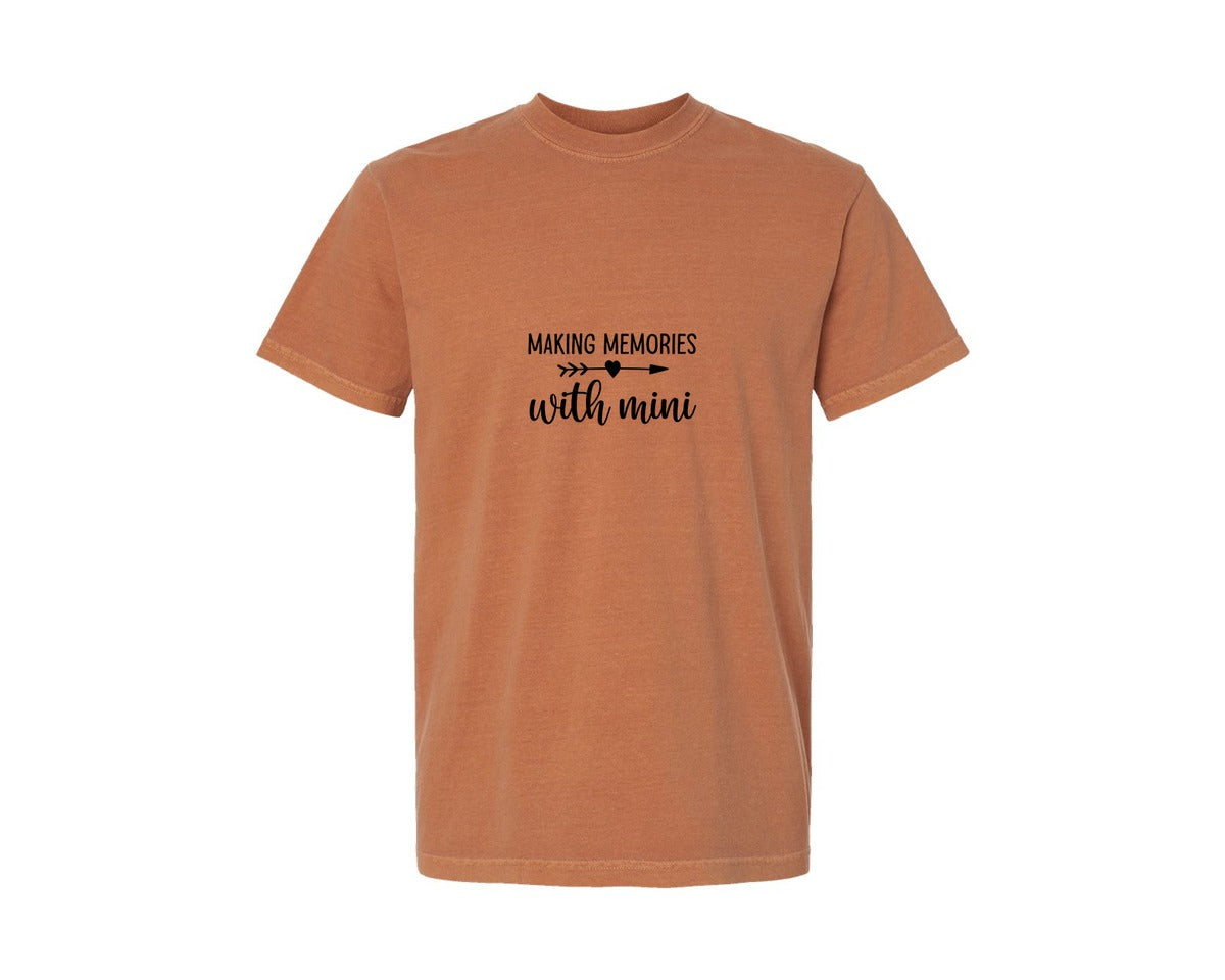 brand:Comfort Colors|color:Yam|Mother And Daughter Matching 9 Graphic T-Shirt