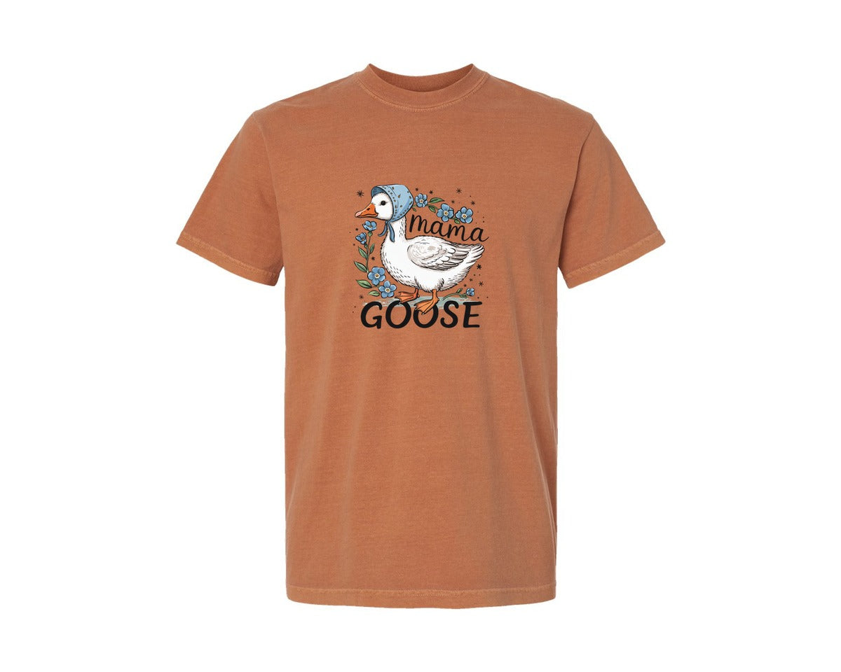 brand:Comfort Colors|color:Yam|Mama Goose Silly Goose Graphic T-Shirt