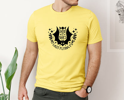 brand:Bella Canvas|color:Yellow|There It Goes My Last Flying Fck 3 Graphic T-Shirt