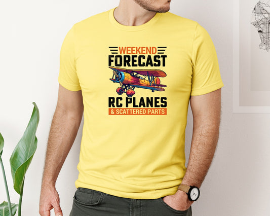 Weekend Forecast Rc Planes T Shirt Graphic T-Shirt