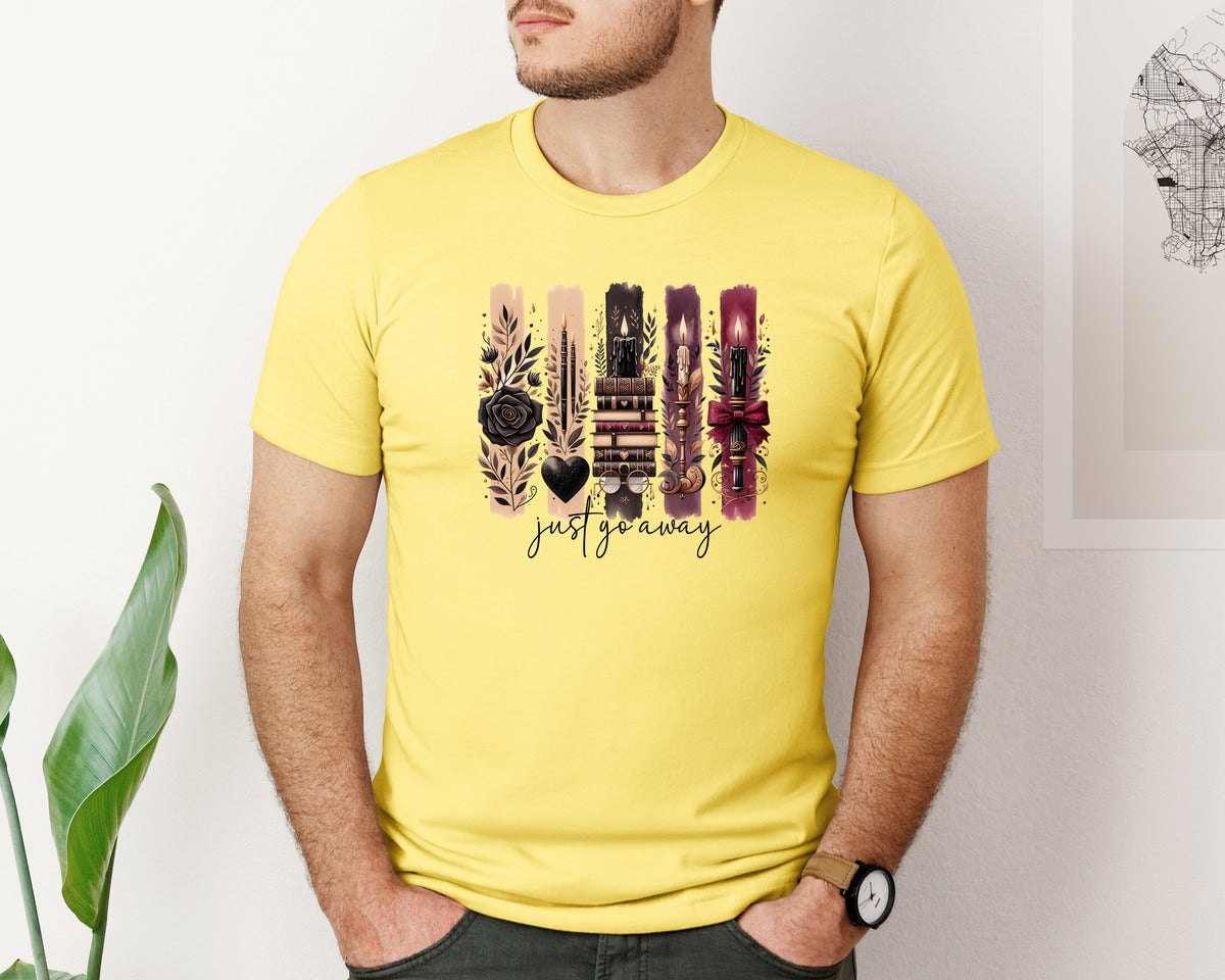 brand:Bella Canvas|color:Yellow|Bookish Book Lover Reading Booktok 2 Graphic T-Shirt