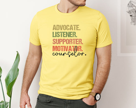 Advocate Listener Motivator Shirt Graphic T-Shirt
