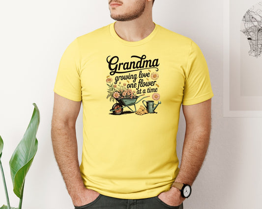 Grandma Growing Love Grandma Graphic T-Shirt