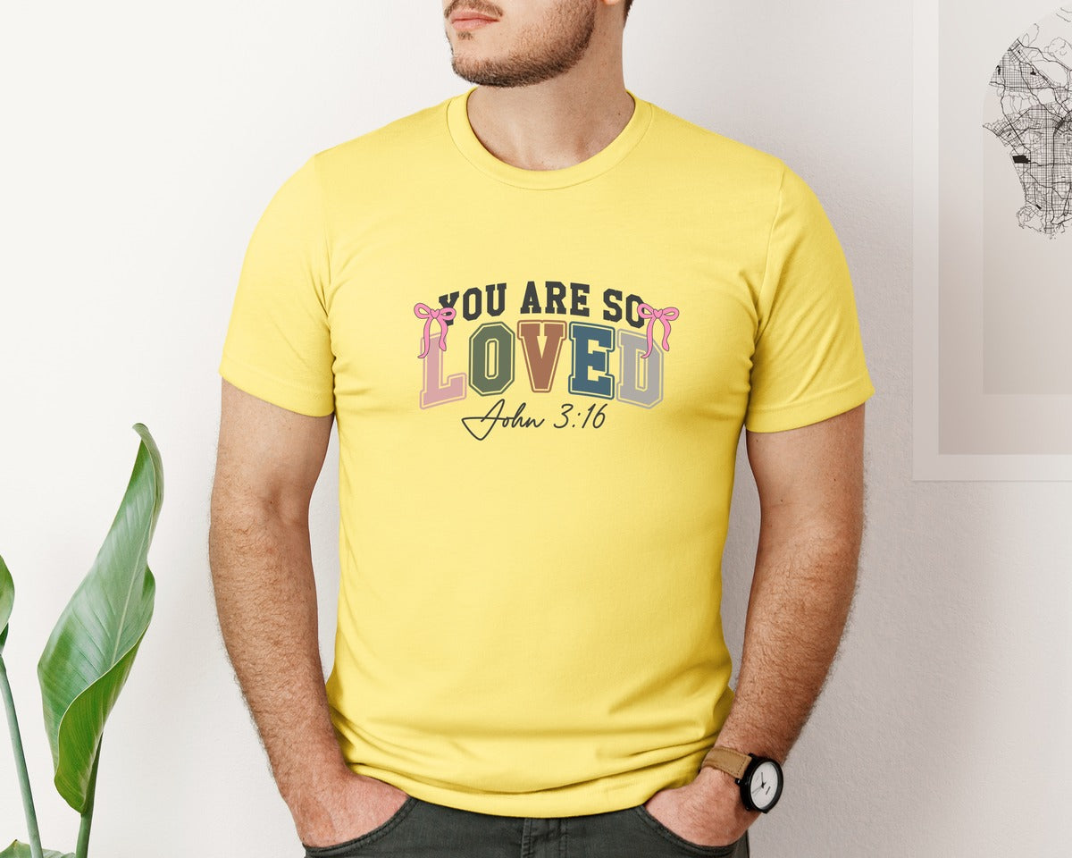 brand:Bella Canvas|color:Yellow|Christian 17 Graphic T-Shirt